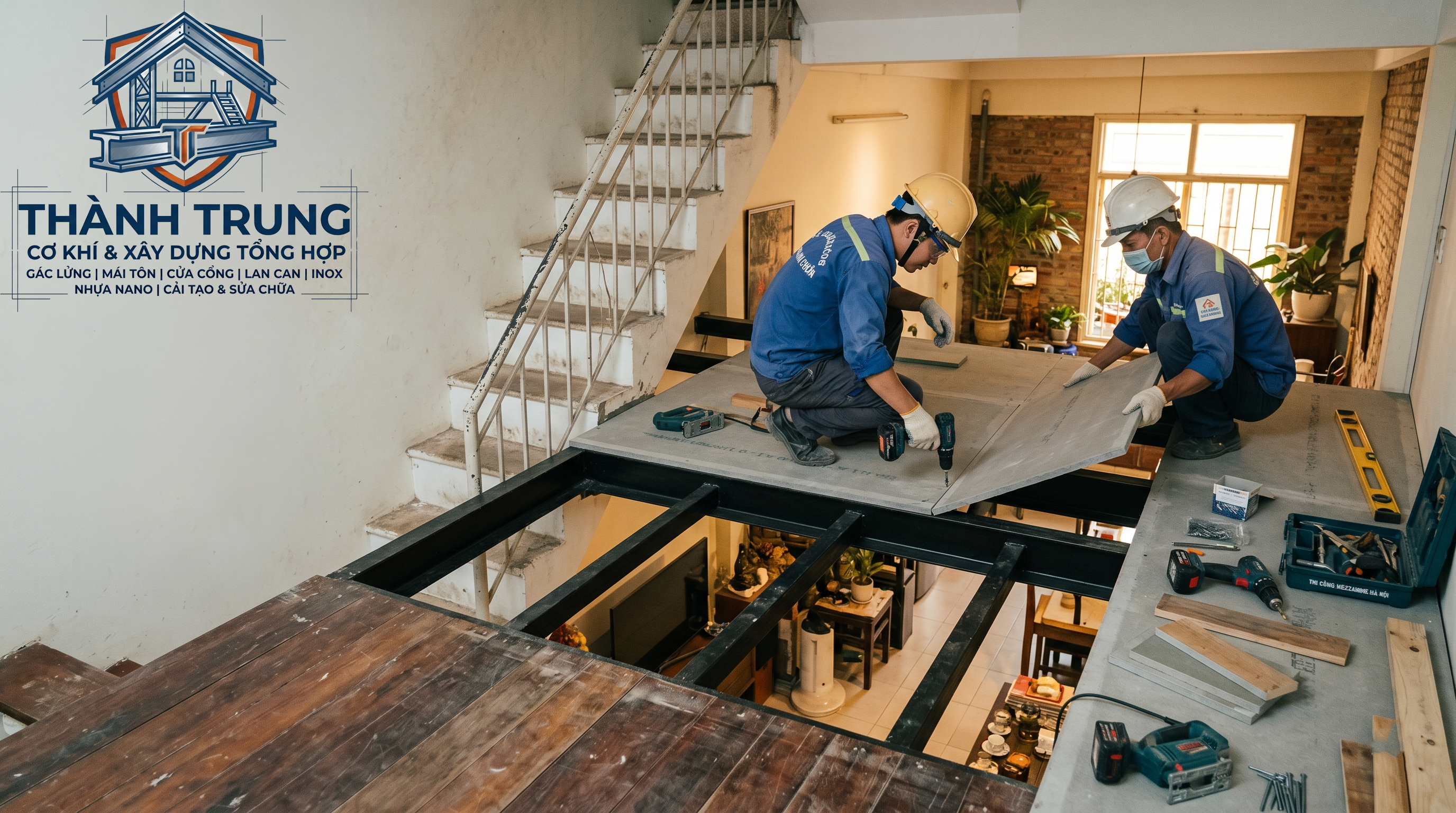 Cải Tạo Gác Xép, Gác Lửng Hà Nội Giá Rẻ – Thi Công Nhanh, Bền Đẹp